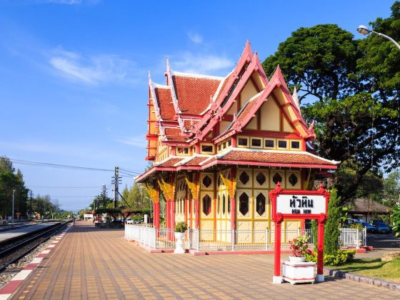 tailandia estación de tren de Hua Hin