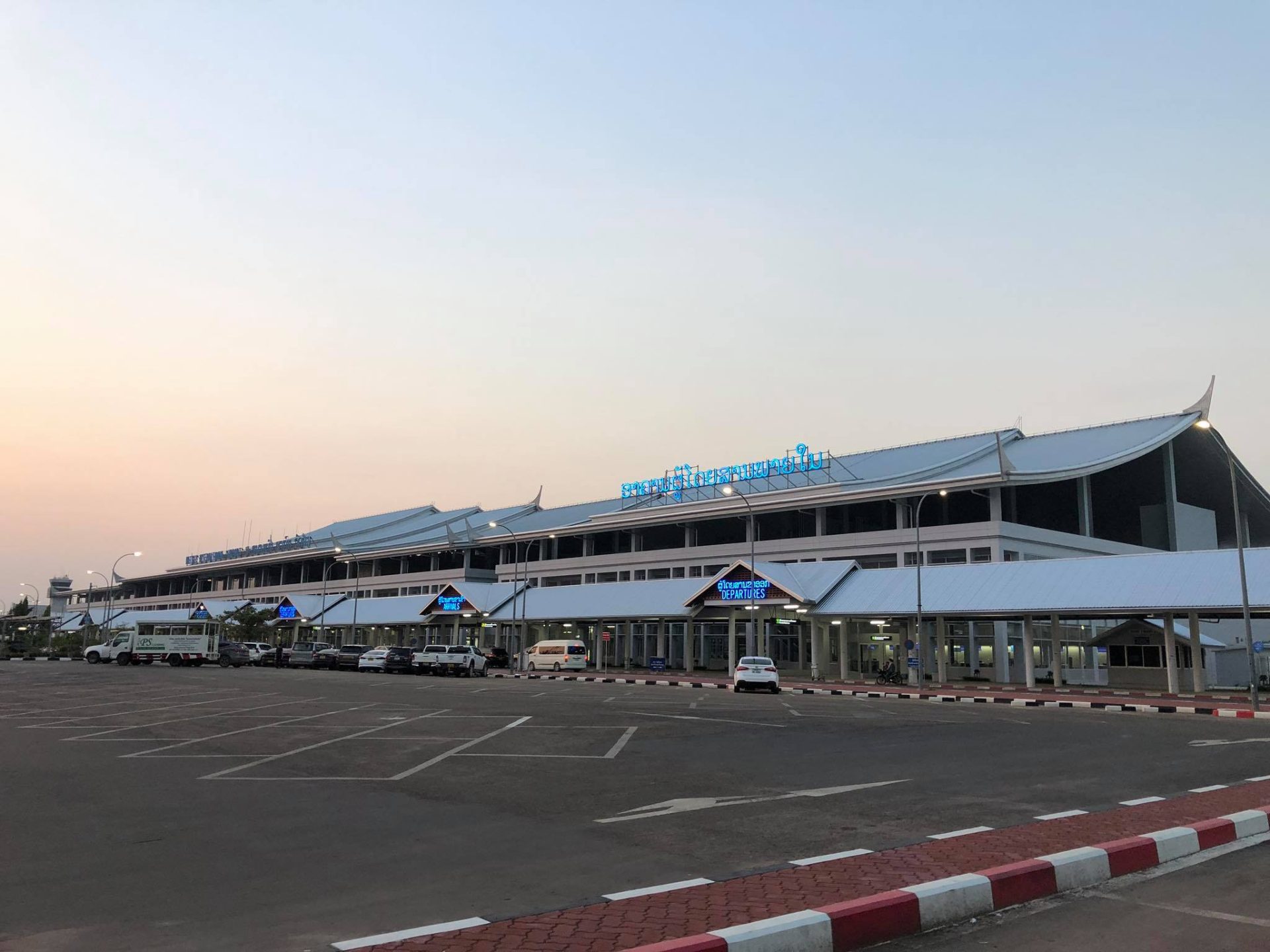 Laos Aeropuerto de Wattay en Vientiane