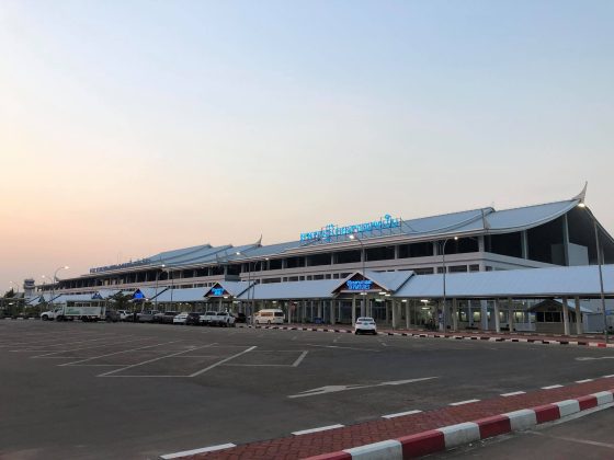 Laos Aeropuerto de Wattay en Vientiane
